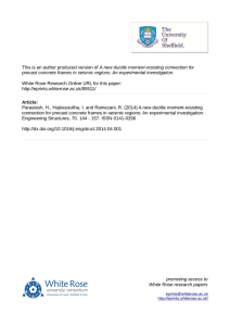 A new ductile moment-resisting connection for precast concrete