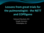 the NETT and COPDgene