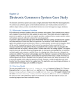 Electronic Commerce System Case Study Chapter 22