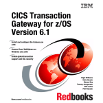 CICS Transaction Gateway for z/OS Version 6.1 Front cover