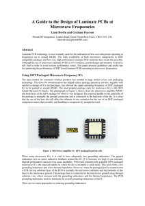 A Guide to the Design of Laminate PCBs at Microwave