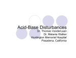 Acid-Base Disturbances - Physicianeducation.org