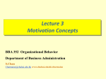 Motivation concepts