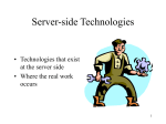 Server-side Technologies