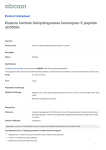 Human Lactate Dehydrogenase Isoenzyme V peptide ab95036