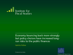 Economy bouncing back more strongly but policy choices have increased long-