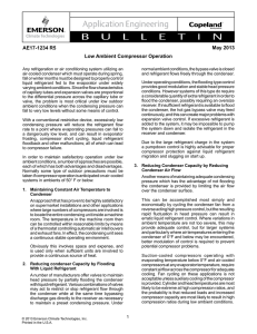 AE-1234 - Low Ambient Compressor Operation