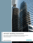 APOGEE® Building Automation