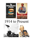 1914 to Present