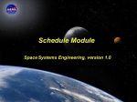 Schedule Margin - Space Systems Engineering