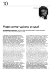 More conversations please! - Foundation for Community Dance