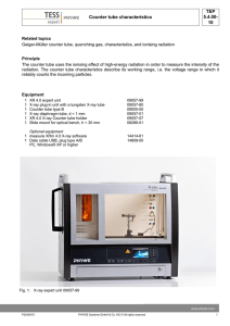 TEP 5.4.00- 10 Counter tube characteristics