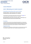 Unit 05 - Lesson element - Interpreting and presenting market research findings (DOC, 961KB)