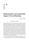 Chapter 8 Reducing The Environmental Impact Of Warehousing