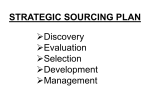 STRATEGIC SOURCING PLAN - CII Institute of Logistics