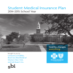 Student Medical Insurance Plan