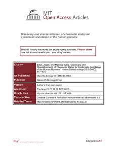 Discovery and characterization of chromatin states for Please share