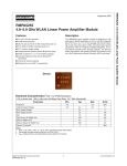RMPA5255 4.9–5.9 GHz WLAN Linear Power Amplifier Module