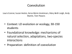 Coevolution In-Class Powerpoint Presentation