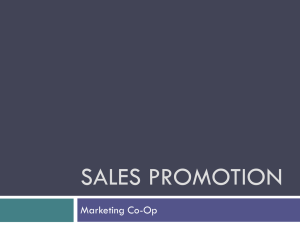 Sales Promotion