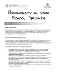 Biodiversity in your School Grounds