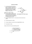 Operational Amplifier Ä It is a three