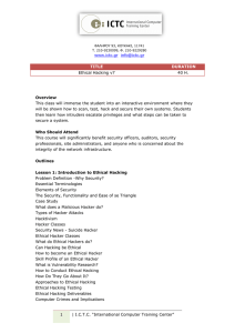 1 | I.C.T.C. “International Computer Training Center” www.ictc.gr info