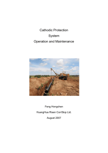 Cathodic Protection System Operation and Maintenance
