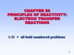 ELECTROCHEMISTRY Chapter 21