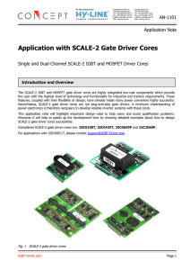 Application with SCALE-2 Gate Driver Cores - All