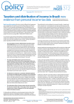 ONE PAGER Taxation and distribution of income in Brazil:new