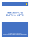 CNM Handbook for Educational Research (doc)