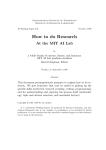 Massachusetts Institute of Technology Artificial Intelligence Laboratory AI Working Paper 316 October, 1988