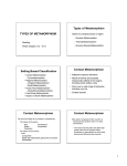 Setting Based Classification