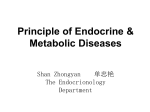 Principle of Endocrine & Metabolic Diseases