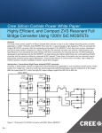 Highly Efficient, and Compact ZVS Resonant Full Bridge Converter