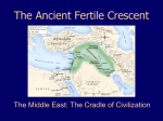 The Ancient Fertile Crescent