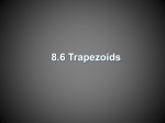 8.6 Notes - Trapezoids