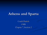 Athens and Sparta