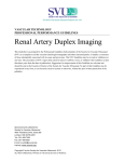 Renal Artery Duplex Imaging - Society for Vascular Ultrasound