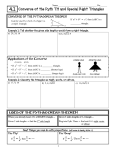 Applications of the Converse USES OF THE PYTHAGOREAN