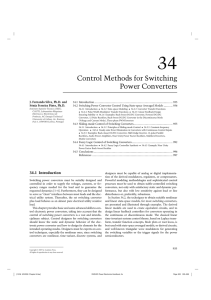 Control Methods for Switching Power Converters