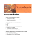 Mesopotamian Test