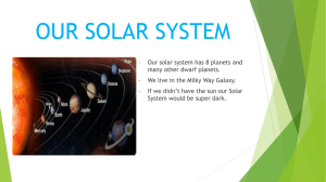 our solar system