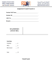 Assignment s 3_Stat101_Solution