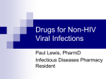 Antivirals (non-HIV)