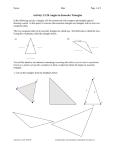 Activity 2.3.2b Angles in Isosceles Triangles