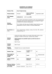 UNIVERSITY OF TEESSIDE MODULE SPECIFICATION Module