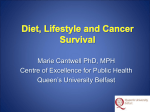 Overview of the role of diet in cancer survival