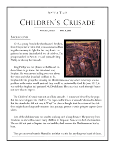 children`s crusade - Renata`s Digital Portfolio!